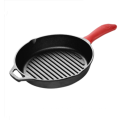 Pre Seasoned Cast Iron 10-1/4" Round Grill Pan